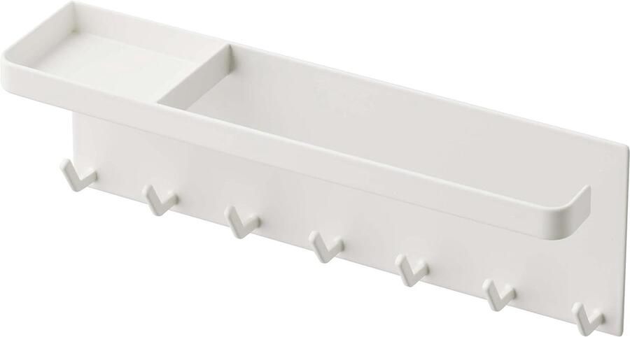 SNQ Parapluhouder Magnetische organizer Magnetische parapluhouder met lade Entree Kleine opbergruimte 28 x 7 x 9 5 cm Wit