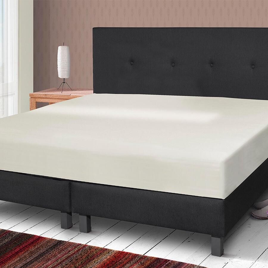 Snug-Fit Matras Hoeslaken Waterproof Badstof Wit