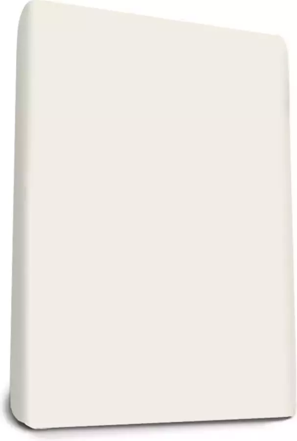 Snurky Jersey Hoeslaken Luxe Boxspring 80 x 210 cm Creme