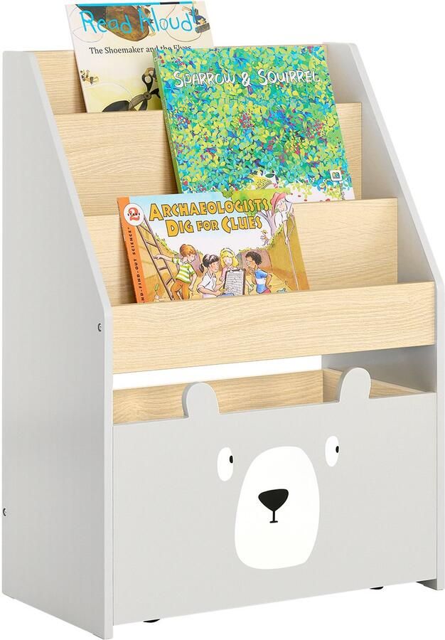 SoBuy Boekenkast kinderen KMB104-HG
