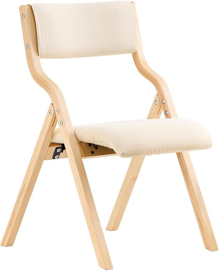 SoBuy FST40-W Bureaustoel Witte Houten Compositie voor Jongeren