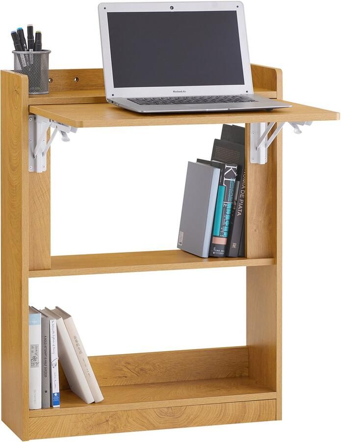 SoBuy FWT92-N Opvouwbaar Bureau Houtcomposiet 63x82x20cm