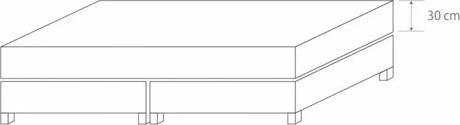 Socratex Hoeslaken Jersey Matras Boxspring incl. Elastaan Geschikt voor 140x200 t m 160x220 cm Twee-persoons Kiezel - Foto 2