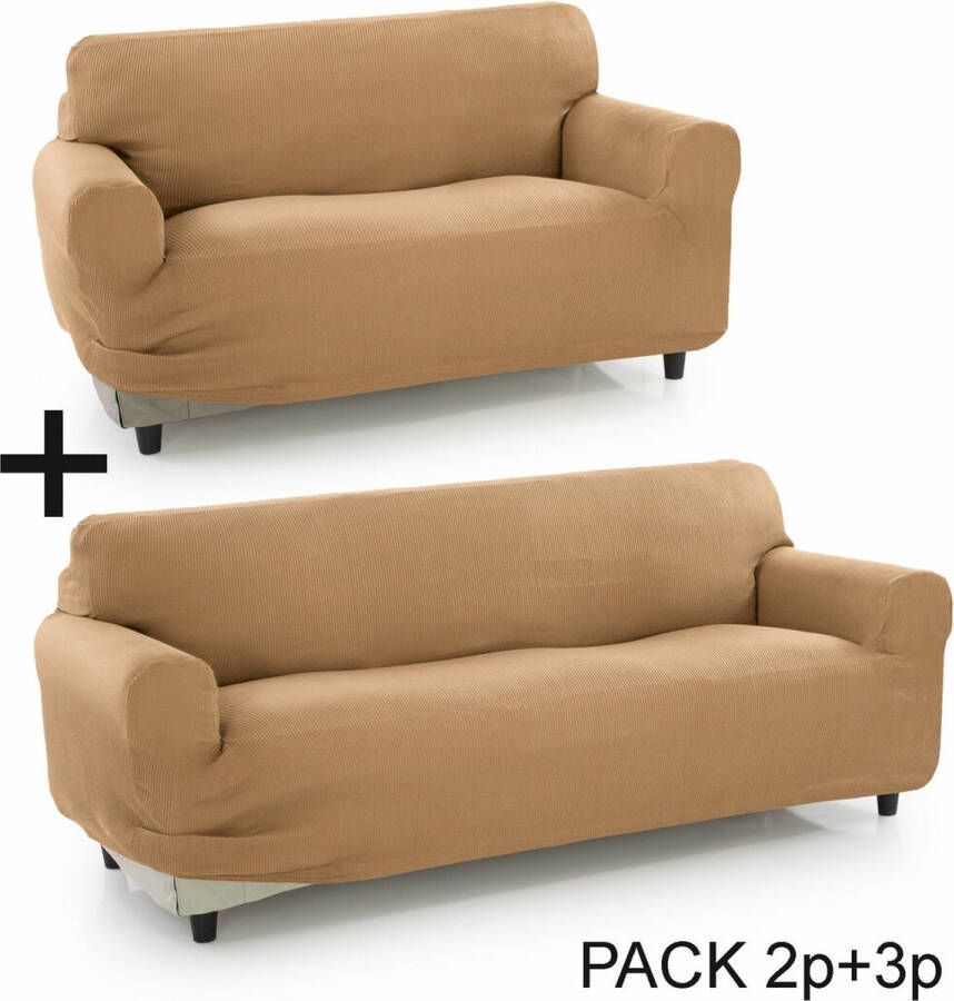 Sofakover Bankbedekking Pocket Duo Romeo 2 Stuks Goud