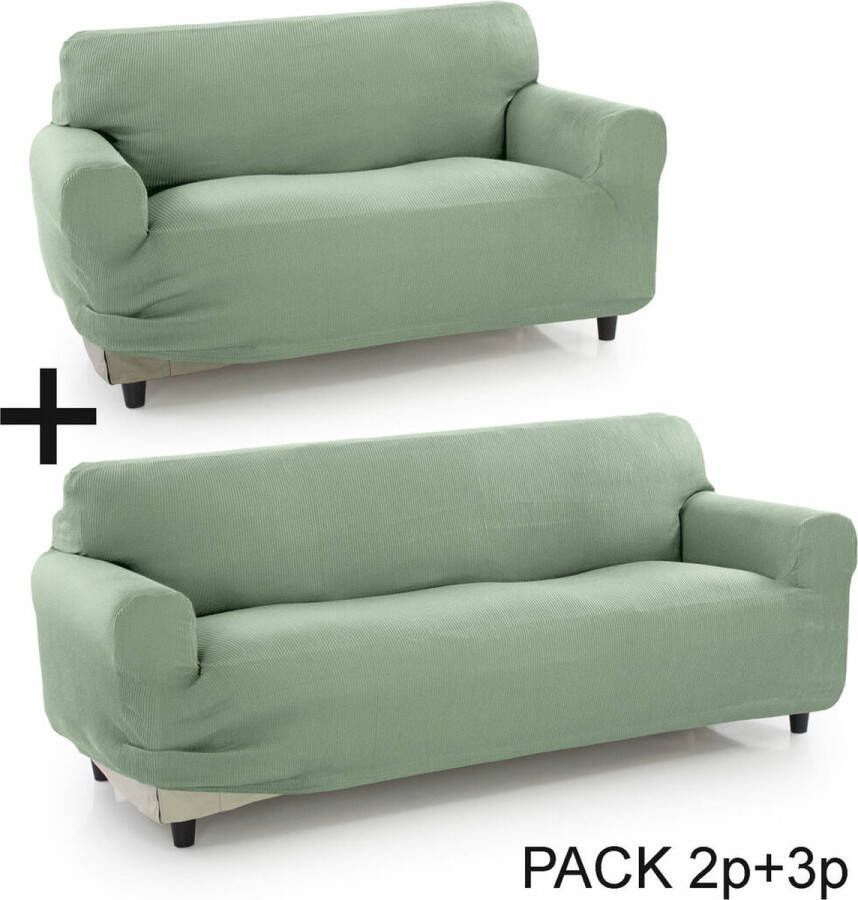 Sofakover Bankbedekking Pocket Duo Romeo 2 Stuks Turkoois