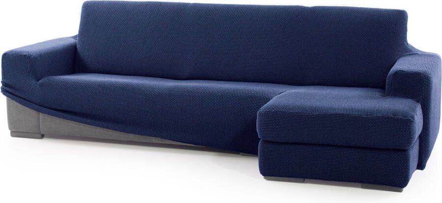 Sofaskins Hoes voor chaise longue met korte rechterarm NIAGARA 210 340 cm Marineblauw