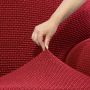 Sofaskins Hoes voor chaise longue met korte linkerarm NIAGARA 210 340 cm Rood - Thumbnail 1