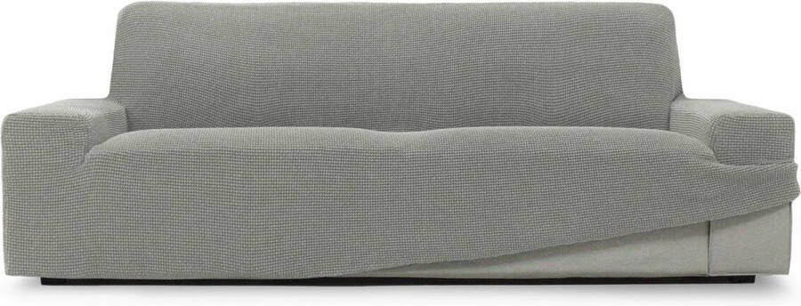 Sofaskins Bankhoes Lichtgrijs Niagara Bankhoes 3 Zitsbanken 180 230 cm Stretch Zetelhoes Bank beschermer Bankbeschermer voor Honden en Katten - Foto 1