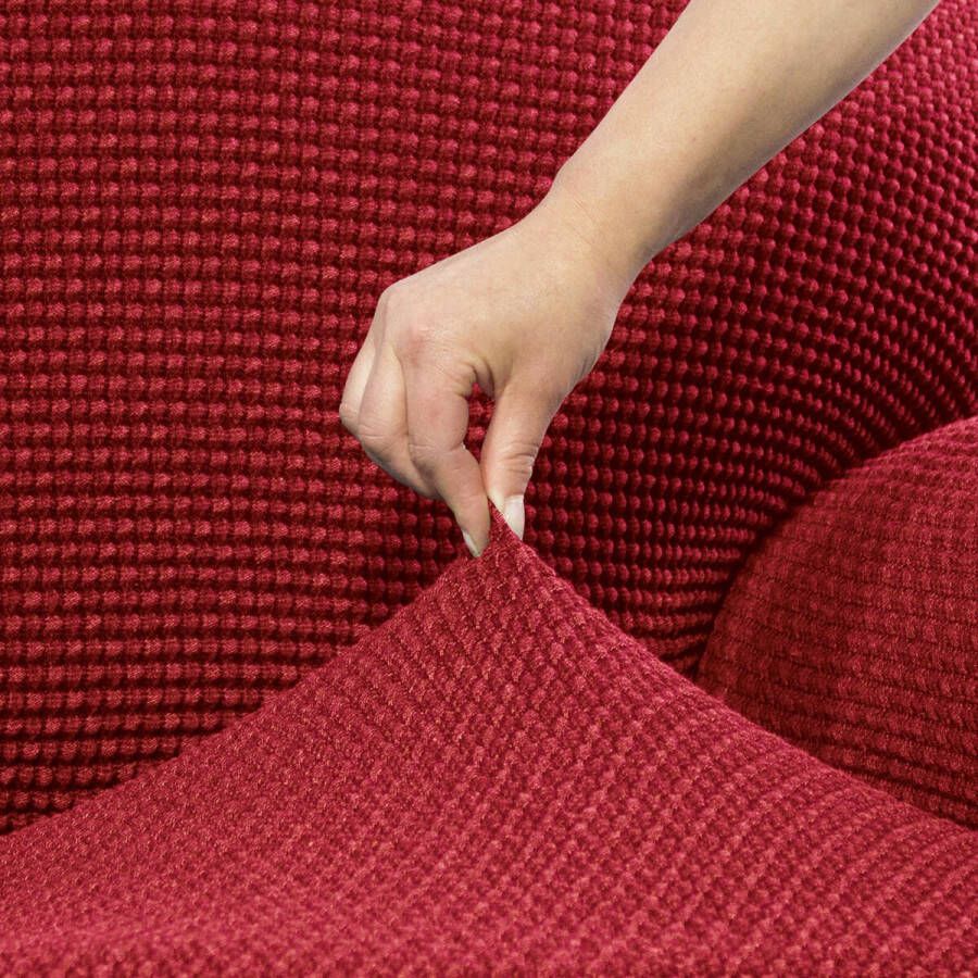 Sofaskins Cover for chaise longue with long left arm NIAGARA 210 340 cm Rood