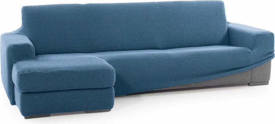 Sofaskins Hoes voor chaise longue met korte linkerarm NIAGARA 210 340 cm Celeste