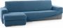 Sofaskins Hoes voor chaise longue met korte linkerarm NIAGARA 210 340 cm Celeste - Thumbnail 2