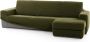 Sofaskins Hoes voor chaise longue met korte rechterarm NIAGARA 210 340 cm Groen - Thumbnail 2
