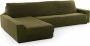 Sofaskins Hoes voor chaise longue met lange linkerarm NIAGARA 210 340 cm Groen - Thumbnail 2