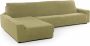 Sofaskins Hoes voor chaise longue met lange linkerarm NIAGARA 210 340 cm Pistache - Thumbnail 2