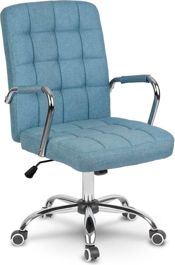 Sofotel Benton bureaustoel in blauwe stof