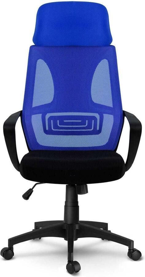 Sofotel Bureaustoel met micro mesh Praag blauw