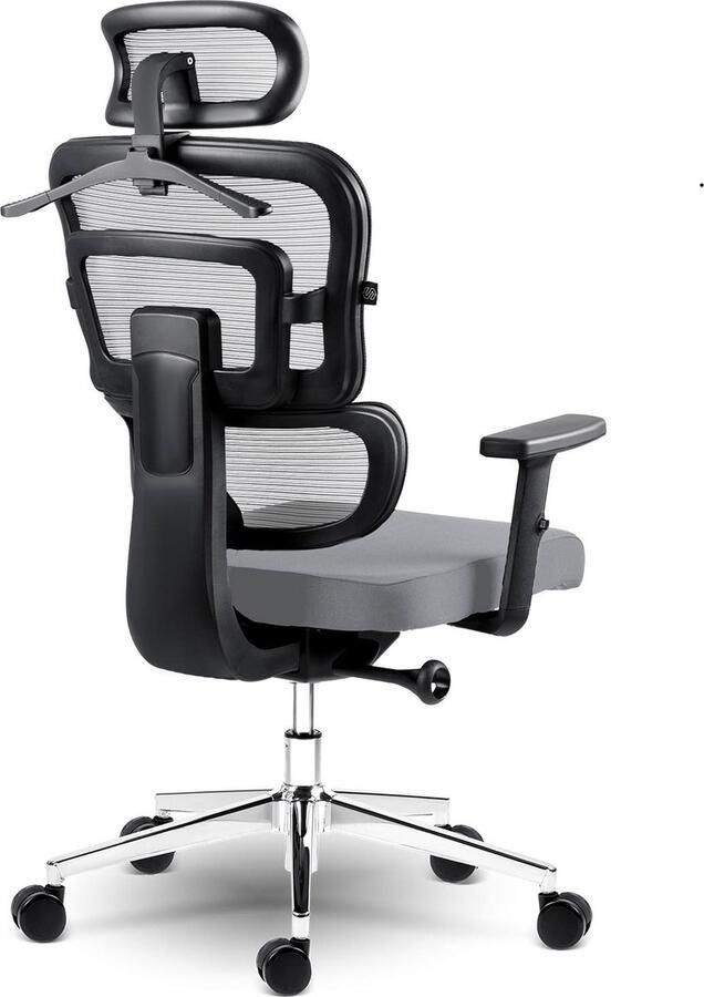 Sofotel Nicea grijze micro-mesh bureaustoel