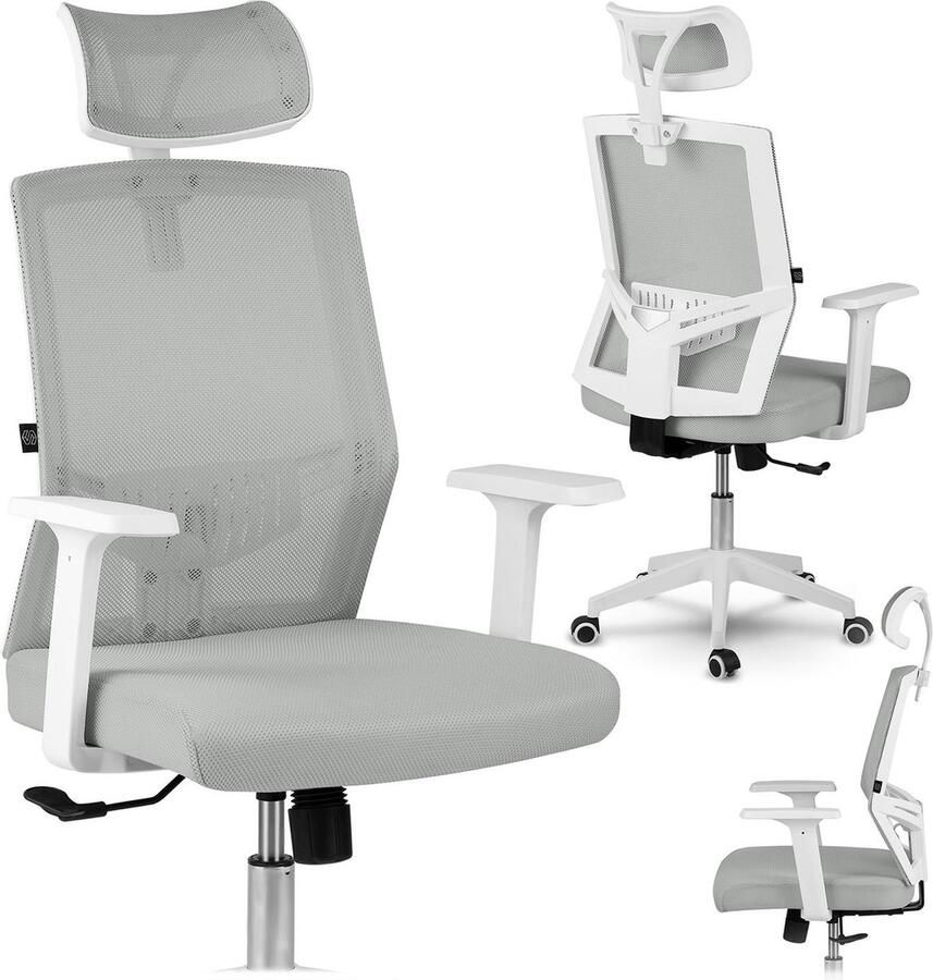 Sofotel Rotar grijze micro-mesh bureaustoel