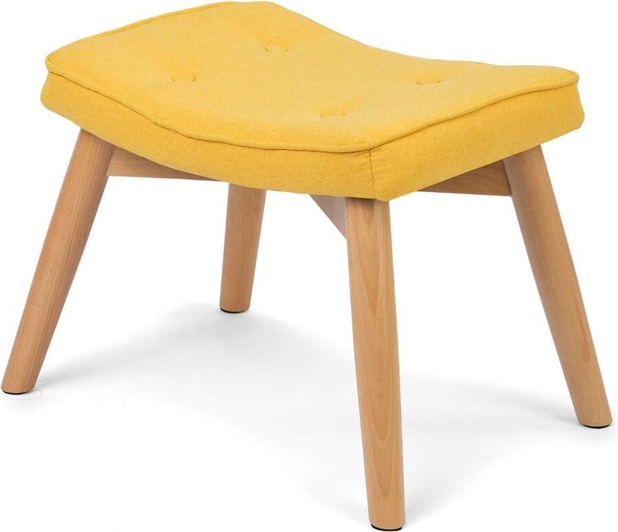 Sofotel Voetensteun voor de Norse fauteuil geel