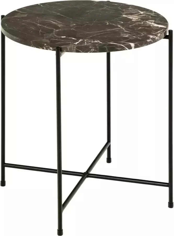 Sohome Bijzettafel Carolien Bruin Marmer Ø42cm