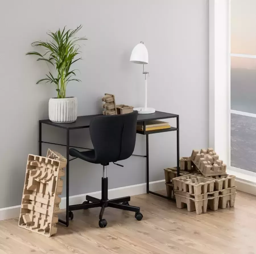 Sohome Bureau 'Joannie' 110 x 45cm kleur zwart
