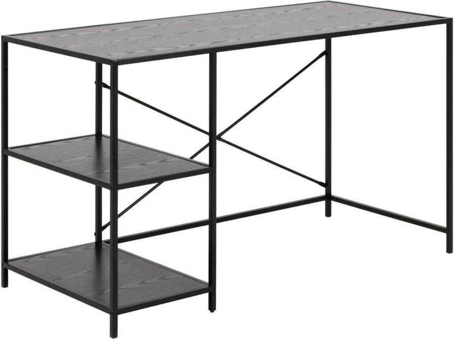 Sohome Bureau Joannie Essen en metaal 130 x 60cm Zwart