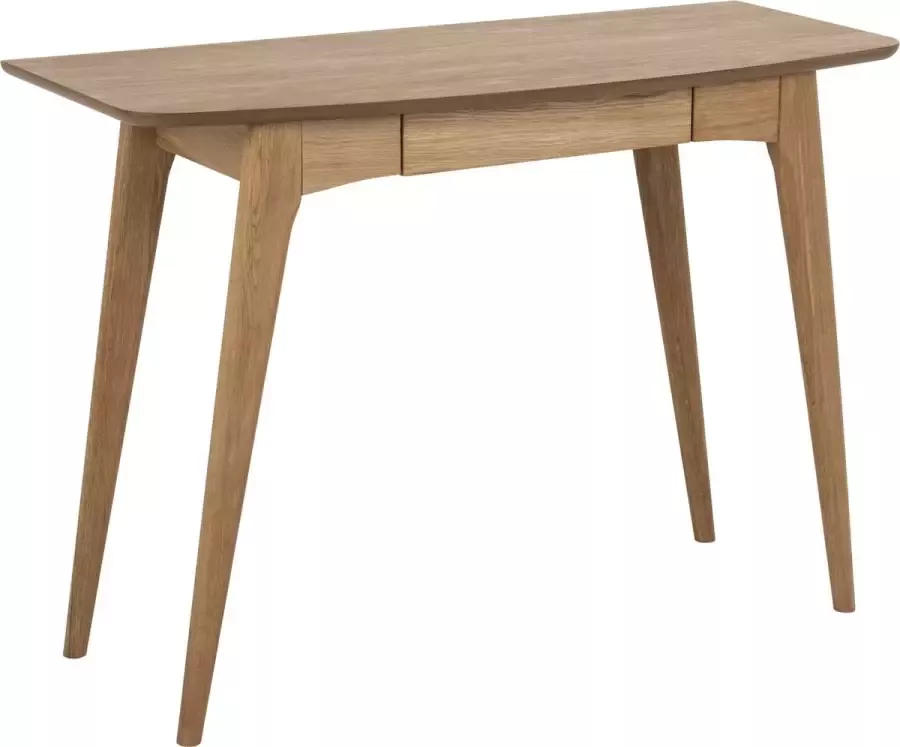 Bendt Bureau Mayra Eiken met lade 105 x 74cm Hout - Foto 2