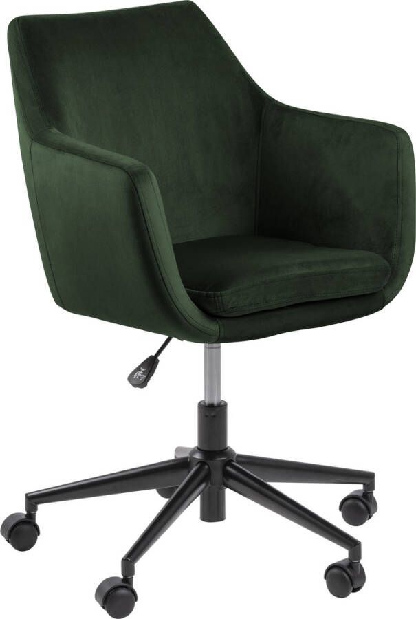 Sohome Bureaustoel Abigale Velvet Forest Green