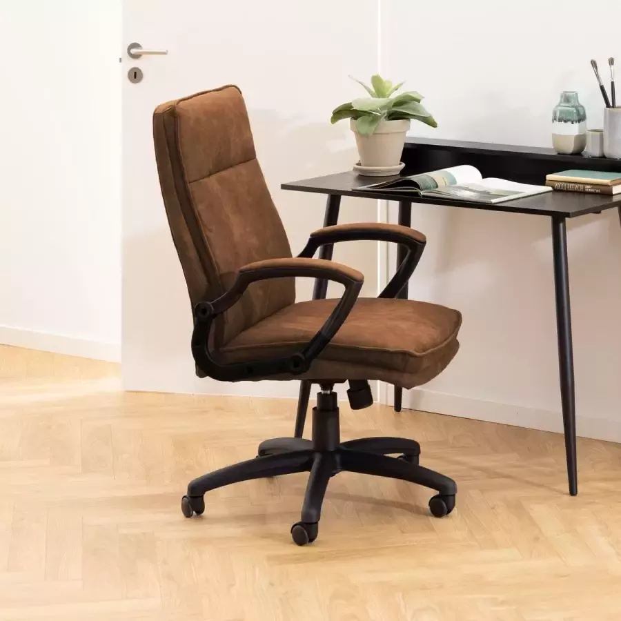 Sohome Bureaustoel 'Kanda' kleur Camel - Foto 2