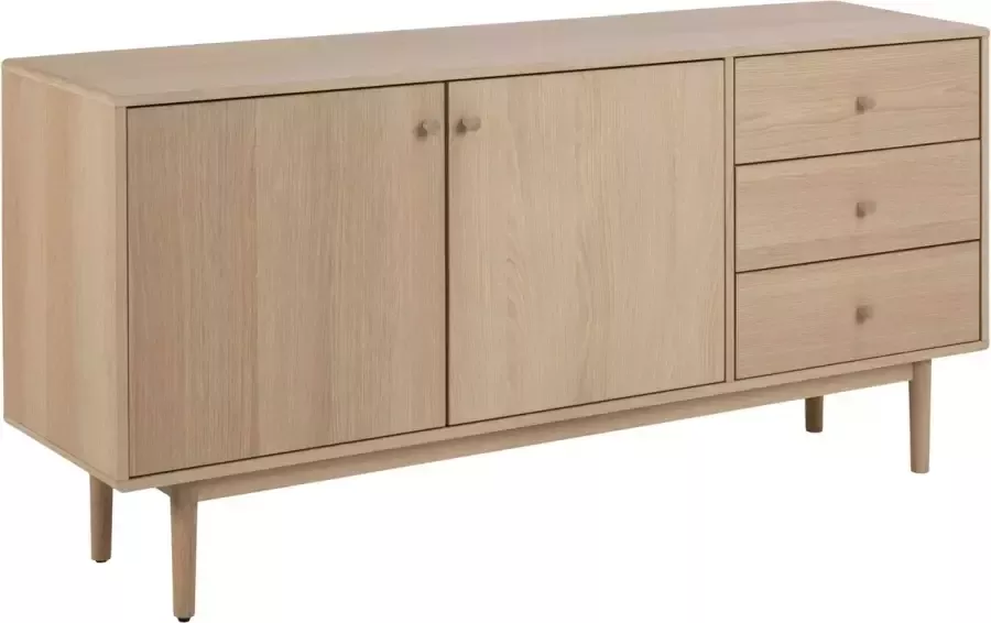 Bendt Dressoir Ove Eiken whitewash 160 x 75cm Wit - Foto 2