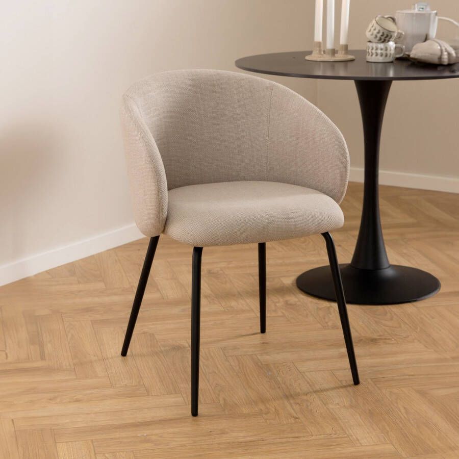 Sohome Eetkamerstoel set van 2 Jamarius Stof Beige