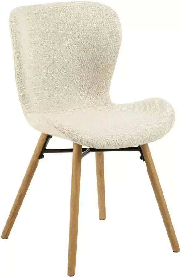 Sohome Eetkamerstoel set van 2 Jasmaine Bouclé Beige - Foto 2