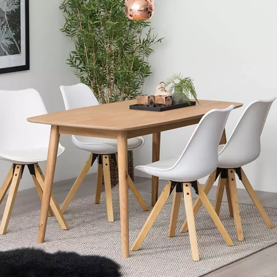 Sohome Eettafel 'Dalaina' 150 x 80cm kleur Naturel