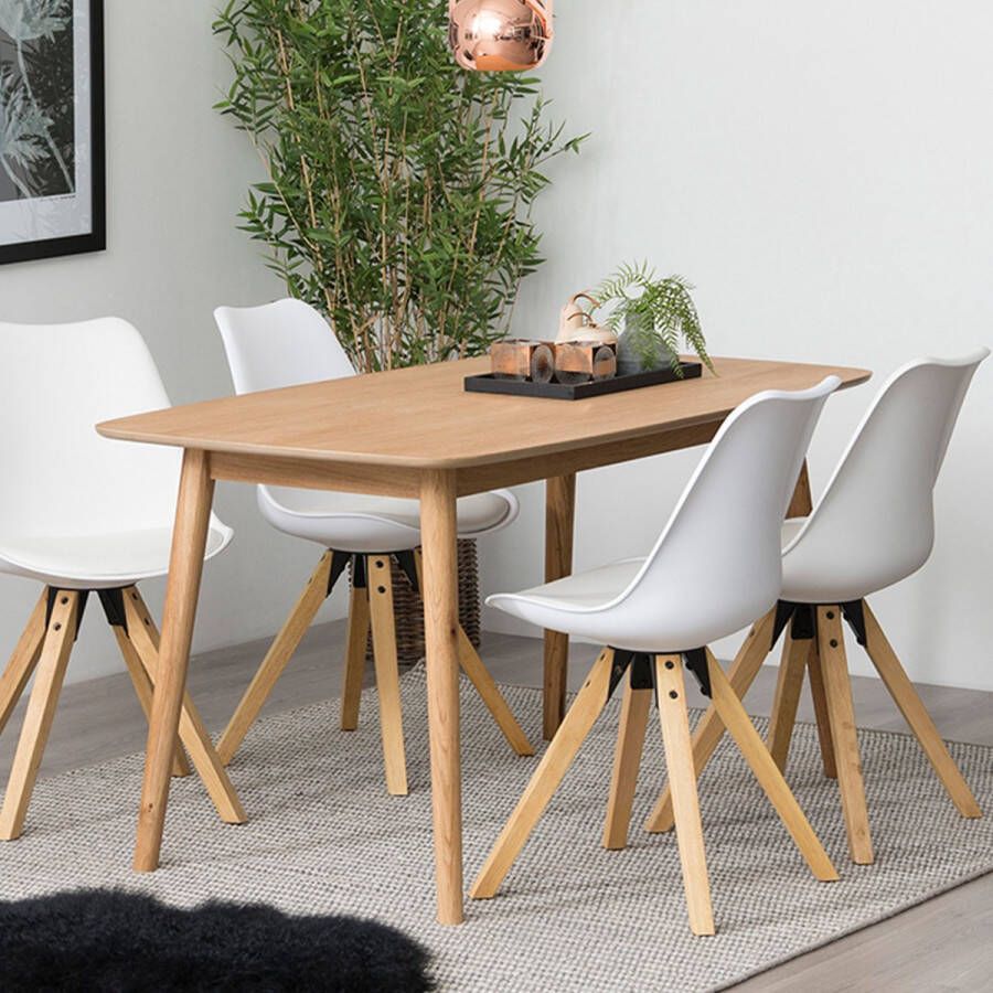 Sohome Eettafel 'Dalaina' 150 x 80cm kleur Naturel