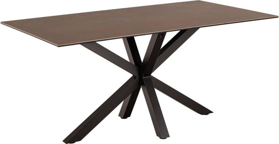 Sohome Eettafel Samona Keramiek 160 x 90cm Bruin - Foto 2