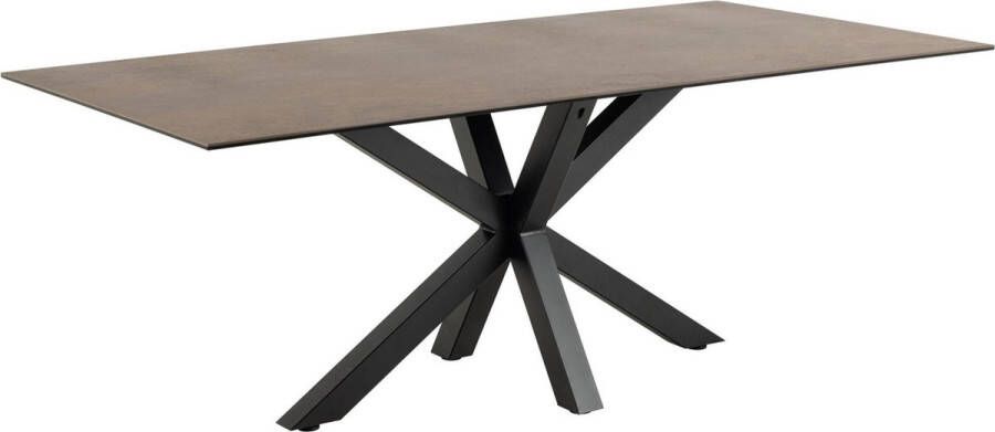 Sohome Eettafel Samona Keramiek 200 x 100cm Bruin - Foto 2