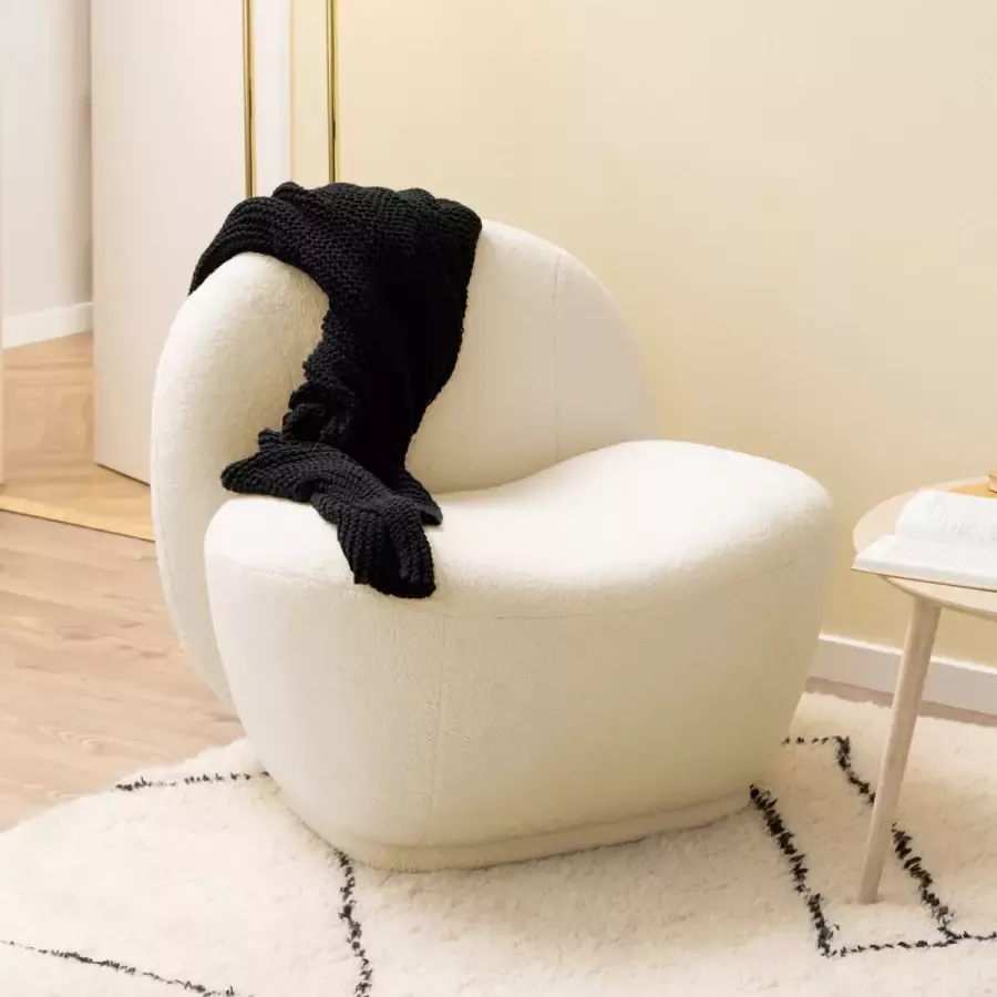 Sohome Fauteuil Edurdo Teddy Beige