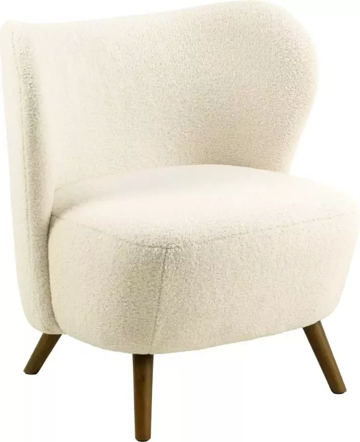 Sohome Fauteuil 'Isom' Teddy kleur Crème - Foto 2