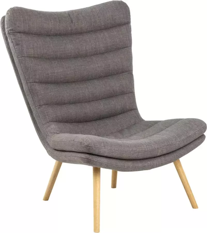 Sohome Fauteuil 'Kayley' Stof kleur Grijsbruin