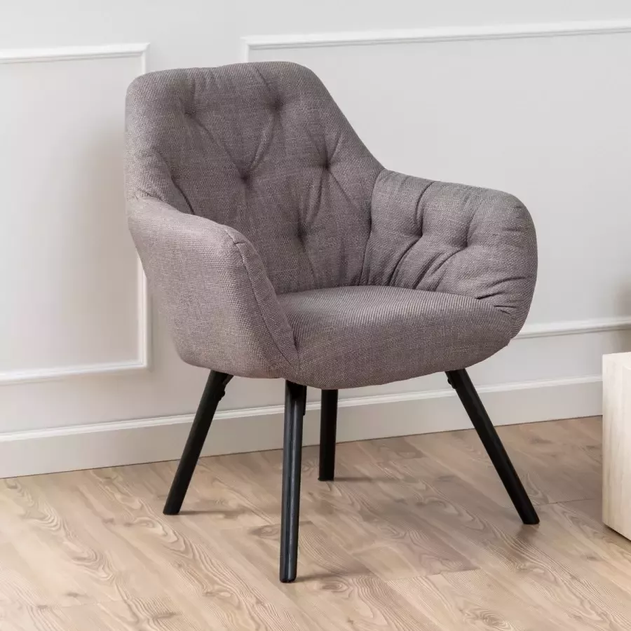 Sohome Fauteuil 'Man' kleur Grijsbruin