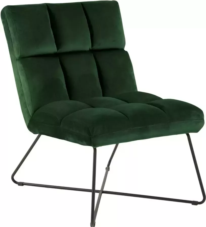 Sohome Fauteuil 'Wendolyn' Velvet kleur Groen