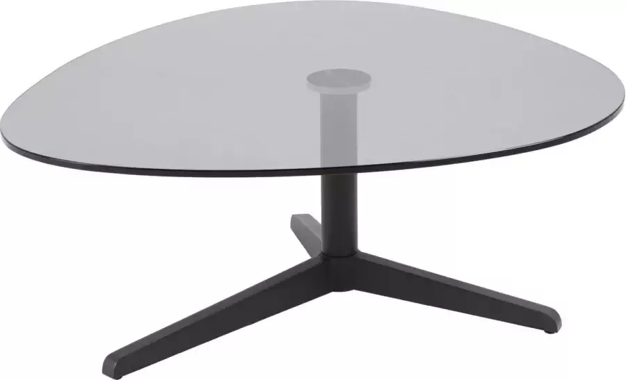 Sohome Glazen Salontafel Sharod 84 x 77cm Smoke