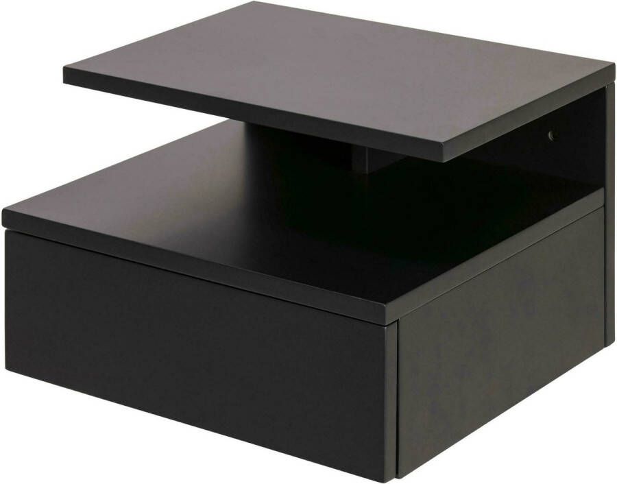 Sohome Hangend Nachtkastje 'Cecilie' Met lade kleur Donkergrijs