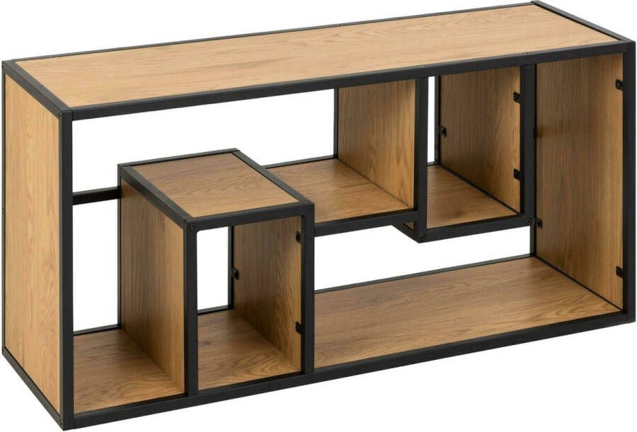 Sohome Hangend Wandrek Joannie Eiken en metaal 45 x 95cm