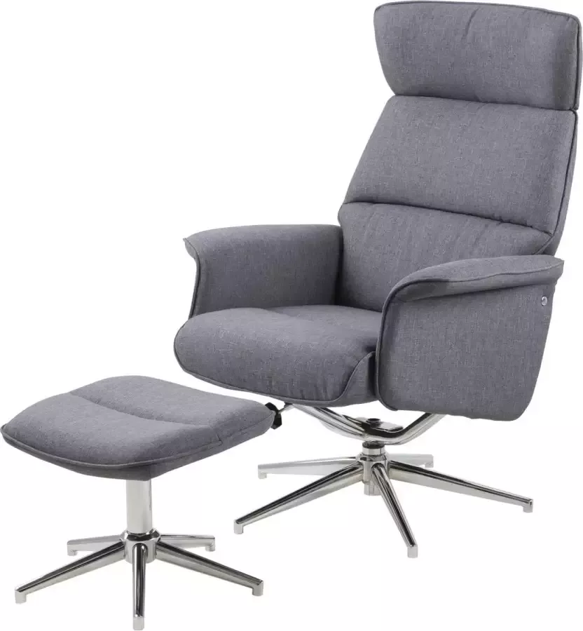Sohome Relax Fauteuil 'Rikke' kleur donkergrijs