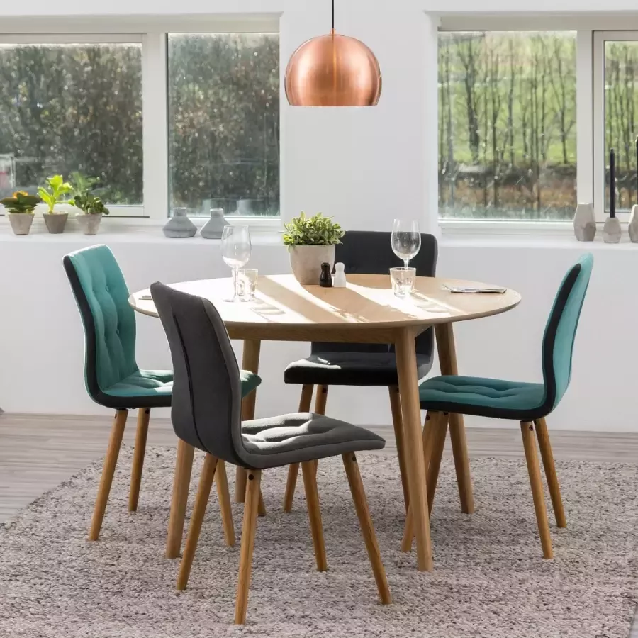 Sohome Ronde Eettafel Dalaina Eiken 120cm