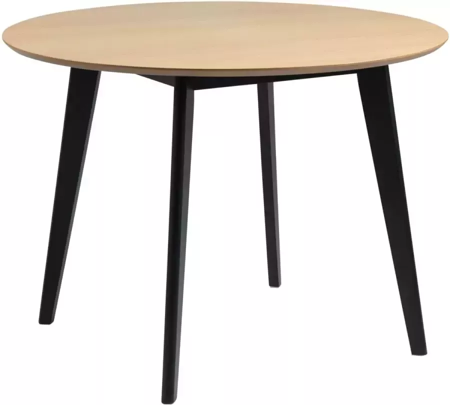 Sohome Ronde Eettafel Kennita Ø105cm Naturel Zwart - Foto 2