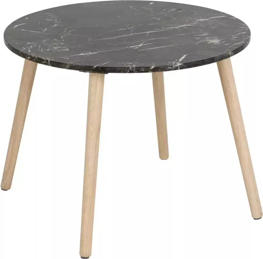 Sohome Ronde Salontafel Jackelin Marmer 60cm Bruin