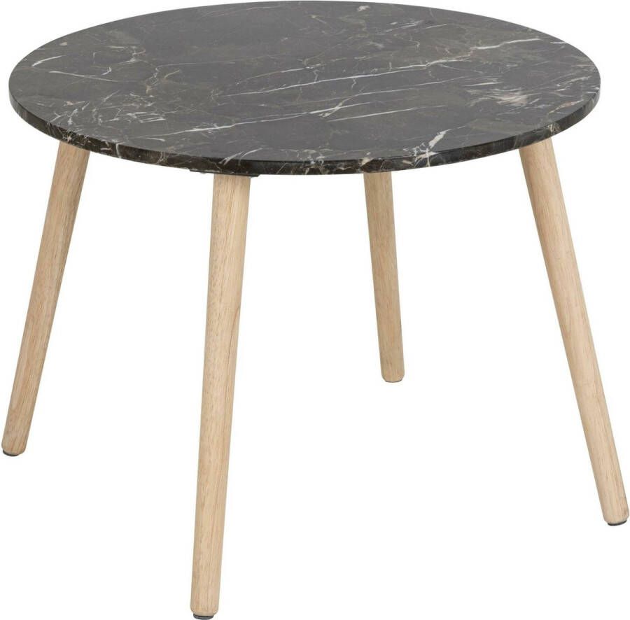 Sohome Ronde Salontafel Jackelin Marmer 60cm Bruin