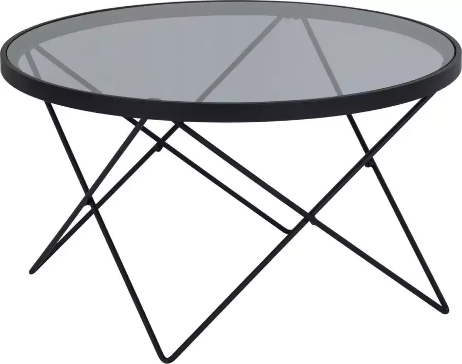 Sohome Ronde Salontafel Klye Glas 80cm zwart - Foto 2